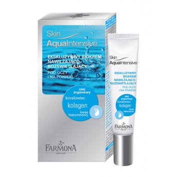 Skin Aqua Intensive Ekskluzywny biokrem nawilżająco-rozświetlający pod oczy i na powieki 15ml