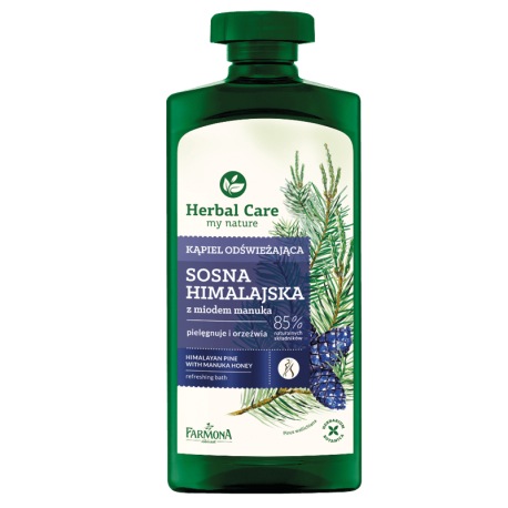 HERBAL CARE Kąpiel odświeżająca SOSNA HIMALAJSKA Z MIODEM MANUKA 500ml HERBAL CARE Kąpiel odświeżająca SOSNA HIMALAJSKA Z MIODEM MANUKA 500ml