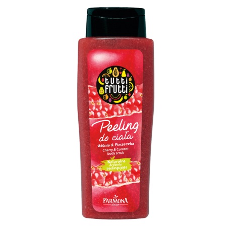 TUTTI FRUTTI Wiśnia & Porzeczka peeling do ciała 100 ml