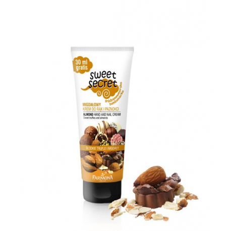 Sweet Secret Migdałowy krem do rąk i paznokci 100ml Sweet Secret Migdałowy krem do rąk i paznokci 100ml