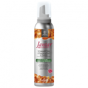JANTAR Ultradelikatny szampon w piance, 180ml (data ważności 30.11.2021r)