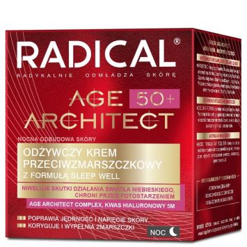 RADICAL AGE ARCHITECT 50+ Odżywczy krem  przeciwzmarszczkowy, 50ml 