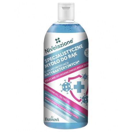 NIVELAZIONE Specjalistyczne mydło do rąk o właściwościach antybakteryjnych 500 ml NIVELAZIONE Specjalistyczne mydło do rąk o właściwościach antybakteryjnych 500 ml
