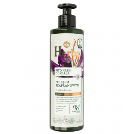 HERBS Fito krem do ciała z Olejem Szafranowym 400ml HERBS Fito krem do ciała z Olejem Szafranowym 400ml