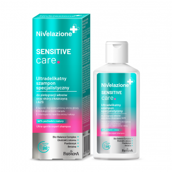 NIVELAZIONE Ultradelikatny szampon specjalistyczny do pielęgnacji włosów oraz skóry z łuszczycą i AZS 100ml