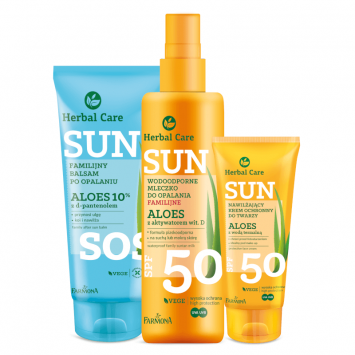 Zestaw Herbal Care - wysoka ochrona SPF 50