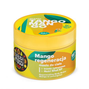 TUTTI FRUTTI Regenerujące Masło do ciała Mango i Trawa Cytrynowa + Nutri Shot EF, 200 ml