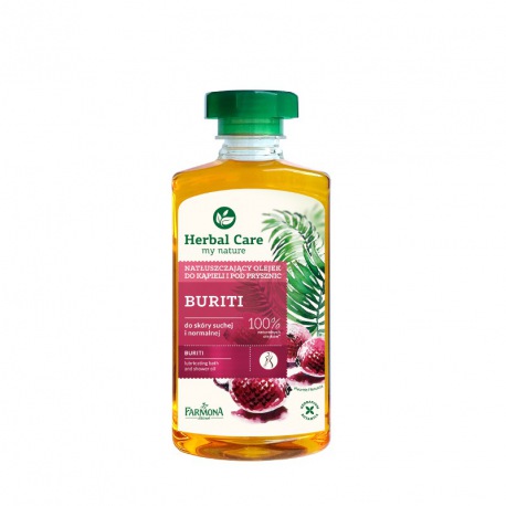 Herbal Care Natłuszczający olejek do kąpieli i pod prysznic BURITI 330ml Herbal Care Natłuszczający olejek do kąpieli i pod prysznic BURITI 330ml