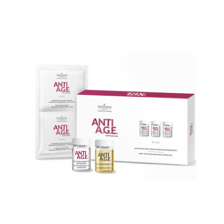 ANTI A.G.E. Antyglikacyjny zestaw przeciwstarzeniowy - 10x5ml, 10x5ml, 10x16g ANTI A.G.E. Antyglikacyjny zestaw przeciwstarzeniowy - 10x5ml, 10x5ml, 10x16g