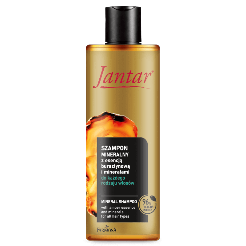 JANTAR szampon z wyciągiem z bursztynu i keratyną do włosów średnioporowatych